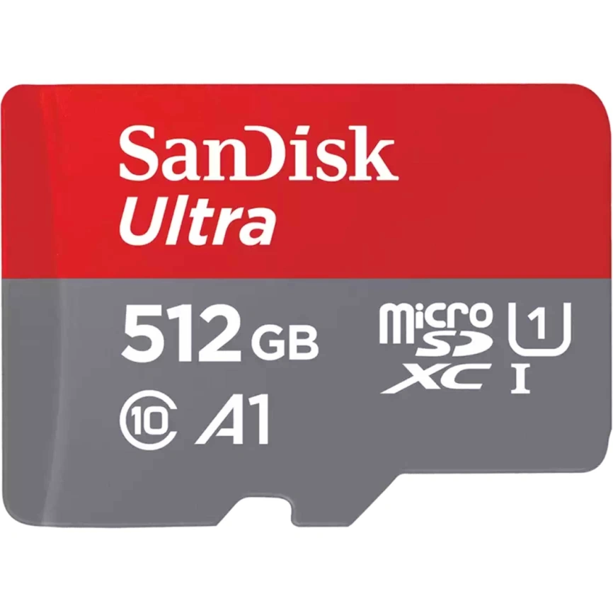 Карта памяти Sandisk Ultra 512GB MicroSDXC Class 10/UHS-1 A1 SDSQUAC-512G-GN6MN фото 1