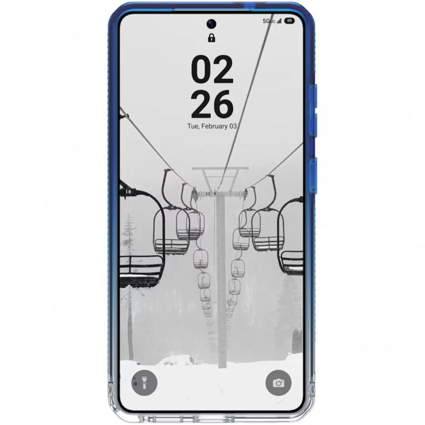 Чехол UAG Plyo Case with MagSafe для Samsung Galaxy S26 Ultra Blue Ombre (214539115E5E) фото 2
