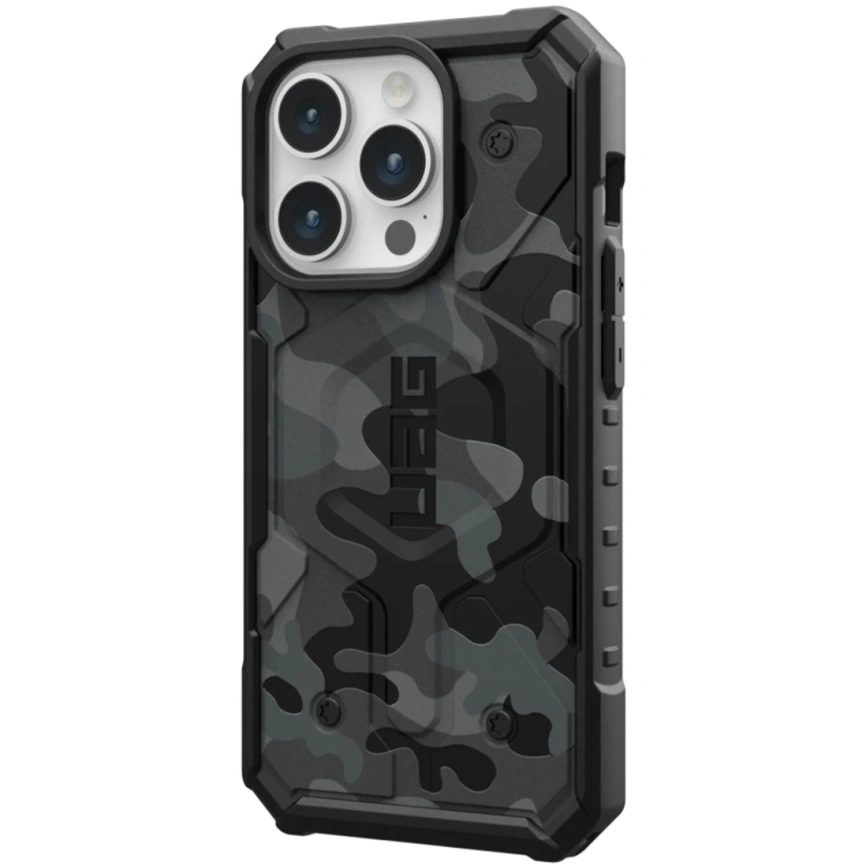 Чехол UAG с поддержкой MagSafe Pathfinder SE для iPhone 15 Pro Black Midnight Camo (114283114061) фото 8