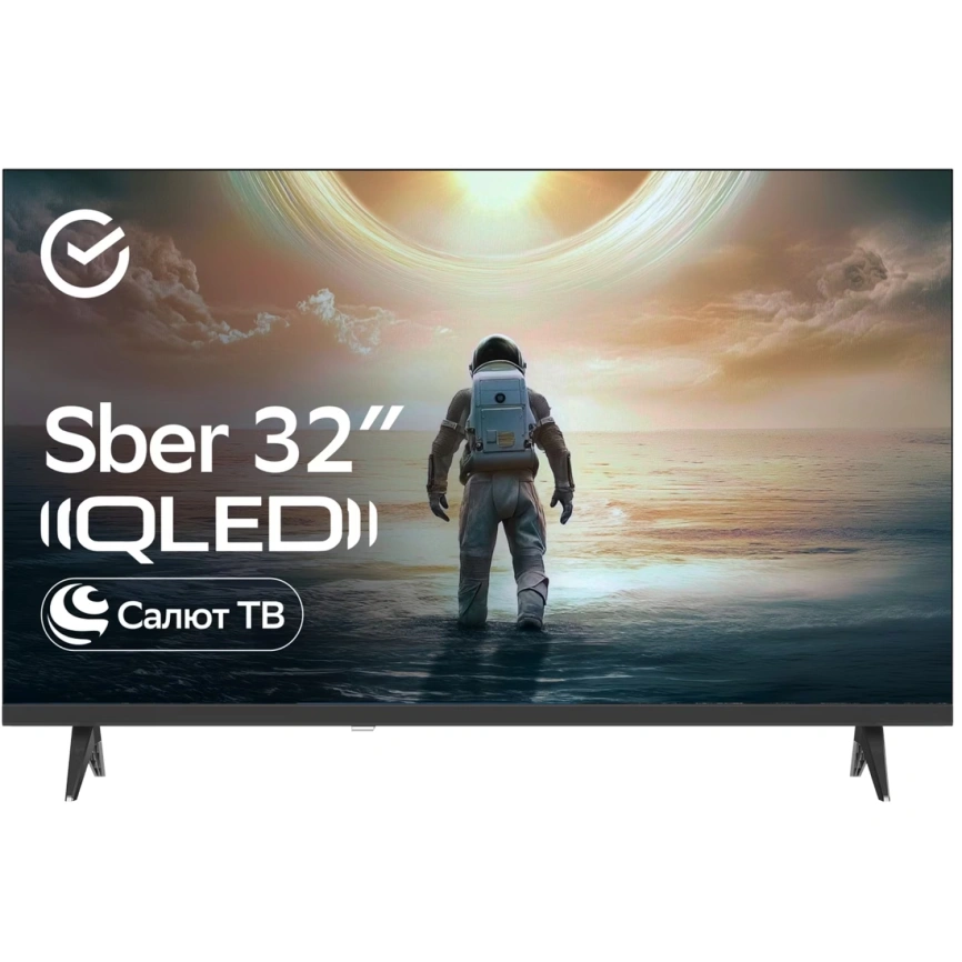Телевизор Sber 32" QLED FHD Салют ТВ (SDX-32FQ6031) фото 1
