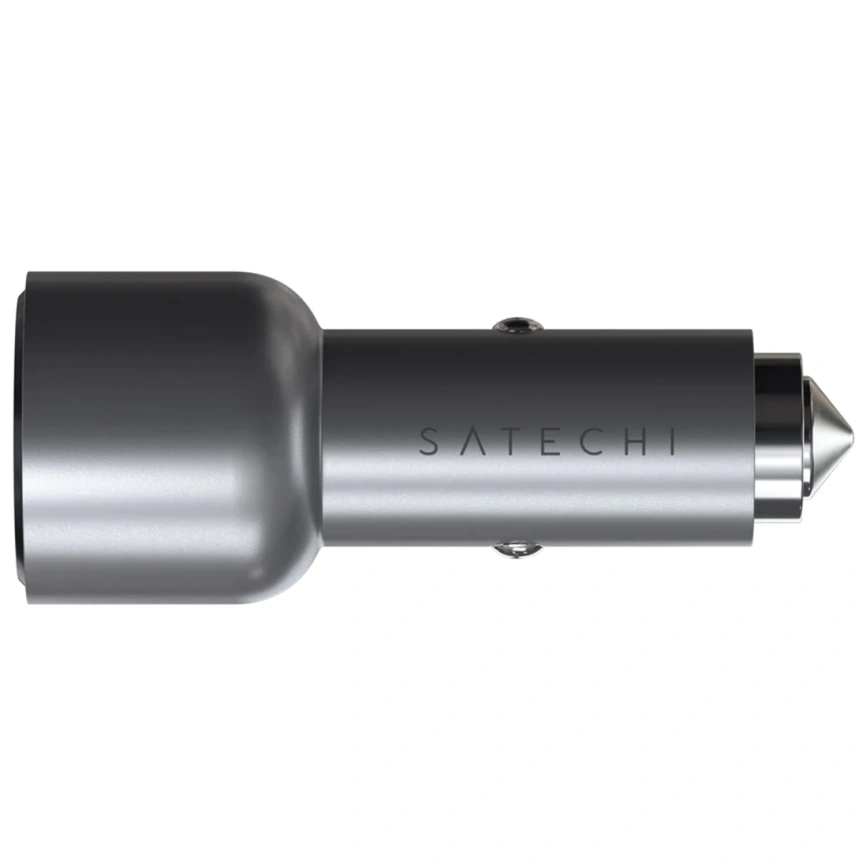 Автомобильное зарядное устройство Satechi 40W Dual USB-C ST-U2C40CCM Space Gray фото 4