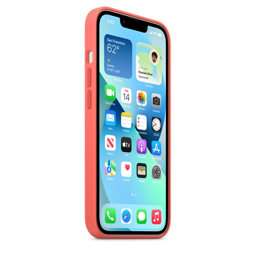 Силиконовый чехол Apple MagSafe для iPhone 13 Pink Pomelo фото 2