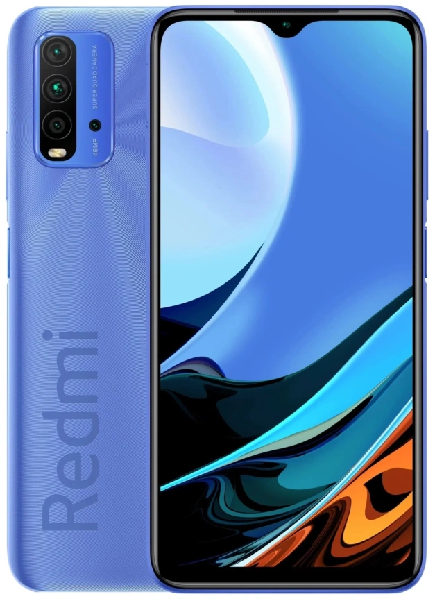 Смартфон XiaoMi Redmi 9T 4/64Gb NFC Twilight Blue (Синий) фото 1