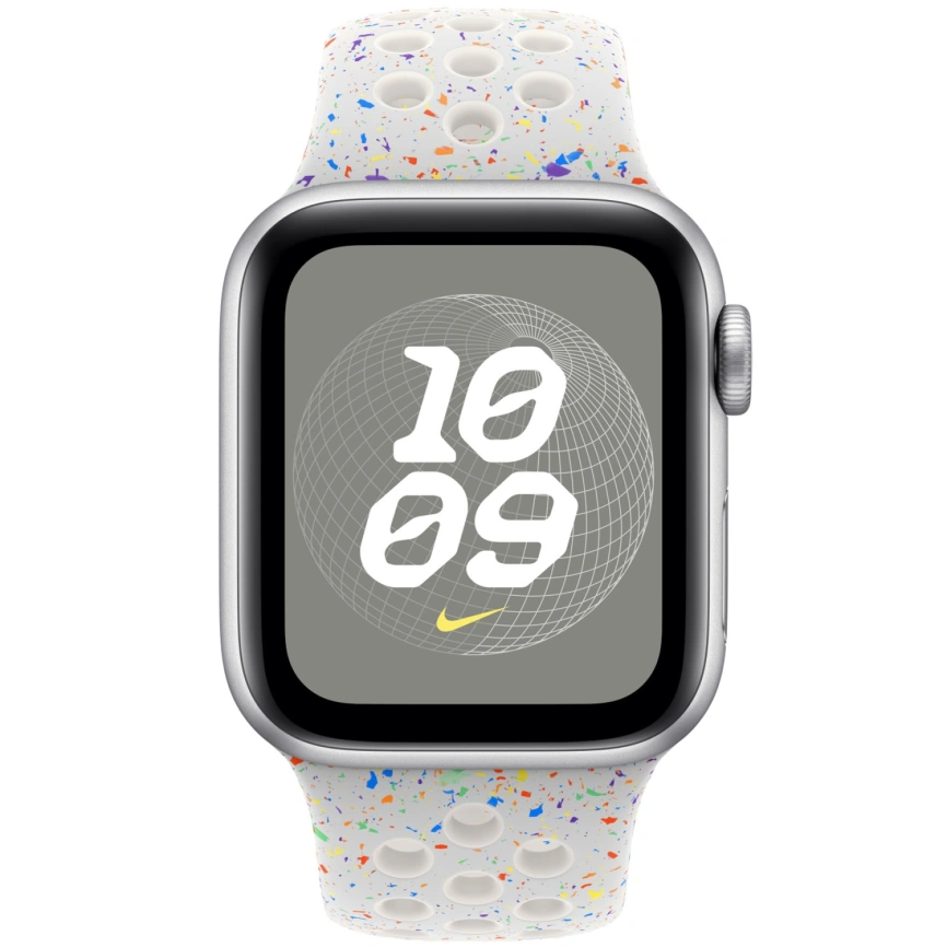 Ремешок Apple Watch 42mm Pure Platinum Nike Sport Band M/L фото 3