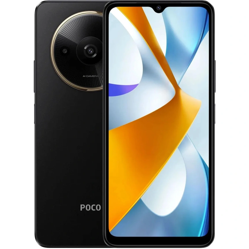 Смартфон Xiaomi Poco C61 3/64Gb Black Global Version фото 1