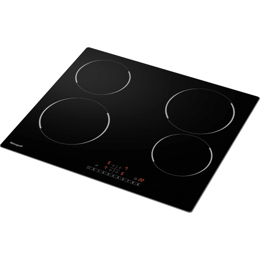 Электрическая варочная панель Weissgauff HV 640 B Black фото 4