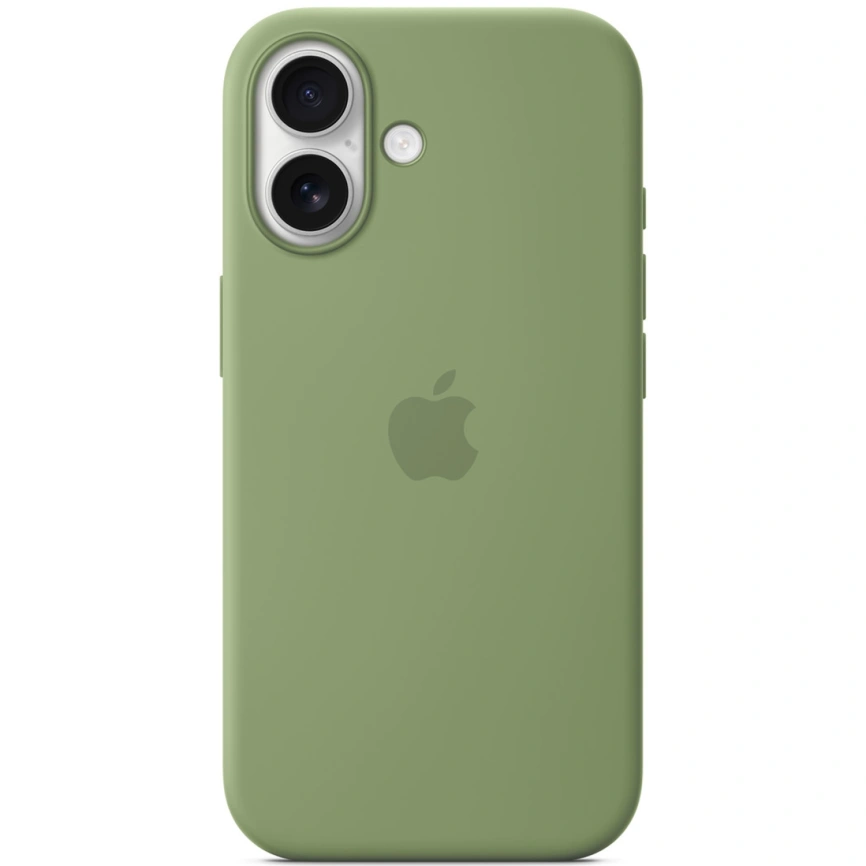 Чехол Apple Silicone Case with MagSafe для iPhone 17 Light Moss фото 2