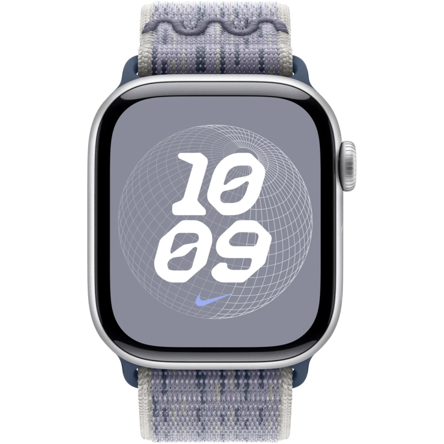 Ремешок Apple Watch 40mm Grey/Blue Nike Sport Loop (MC1G4) фото 2
