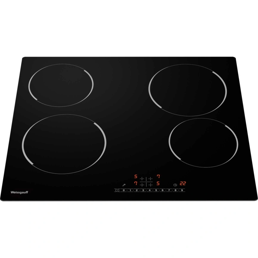 Электрическая варочная панель Weissgauff HV 640 B Black фото 2