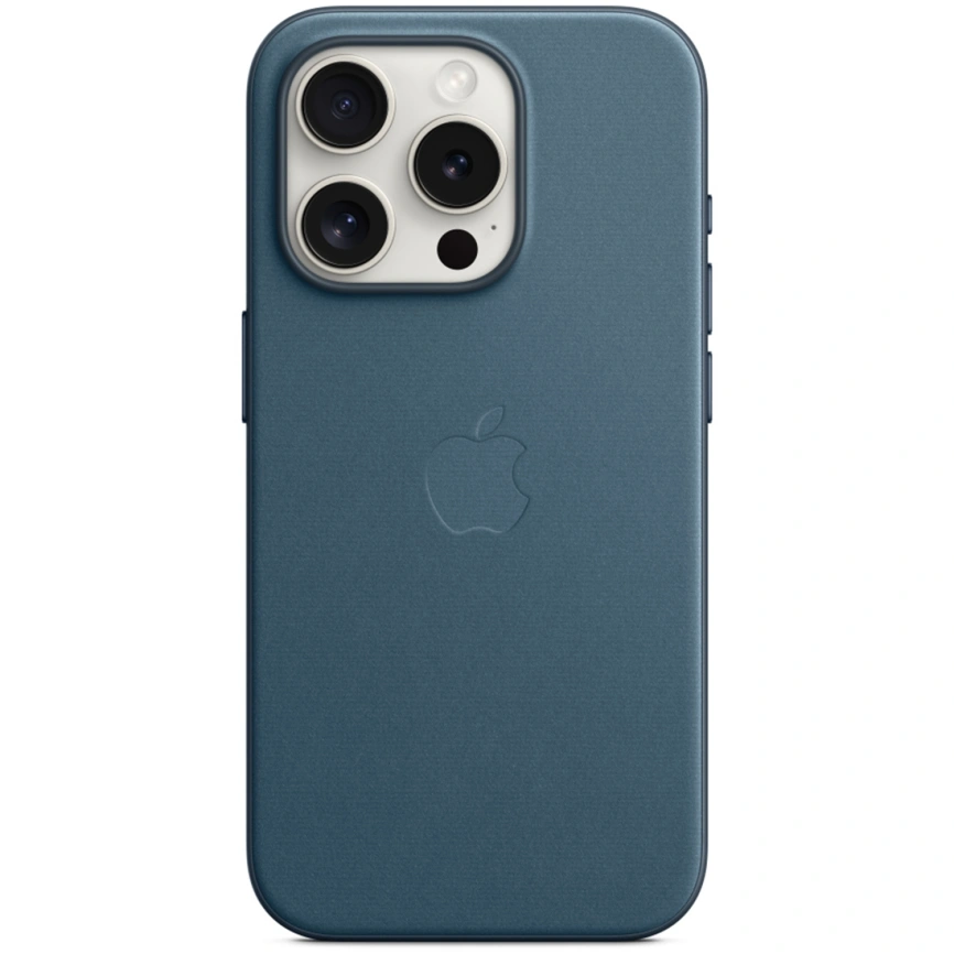 Чехол Apple FineWoven with MagSafe для iPhone 15 Pro Pacific Blue фото 4