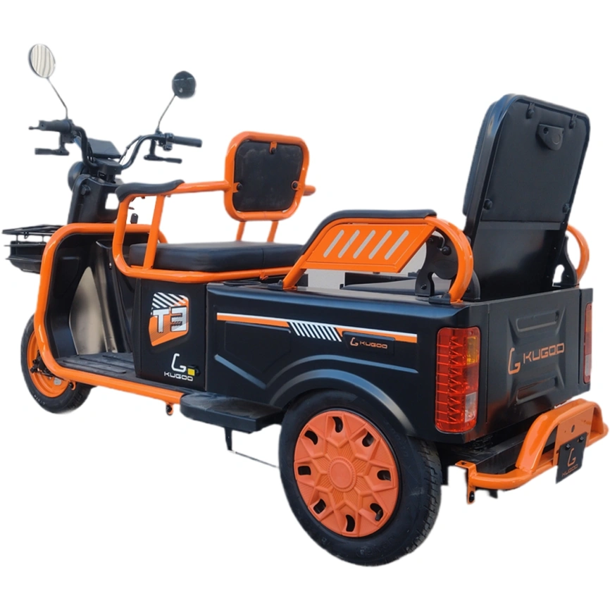 Электротрицикл Kugoo T3 Black фото 5