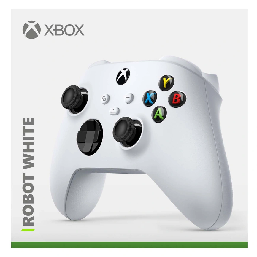Джойстик беспроводной Microsoft Xbox Series Robot White фото 3