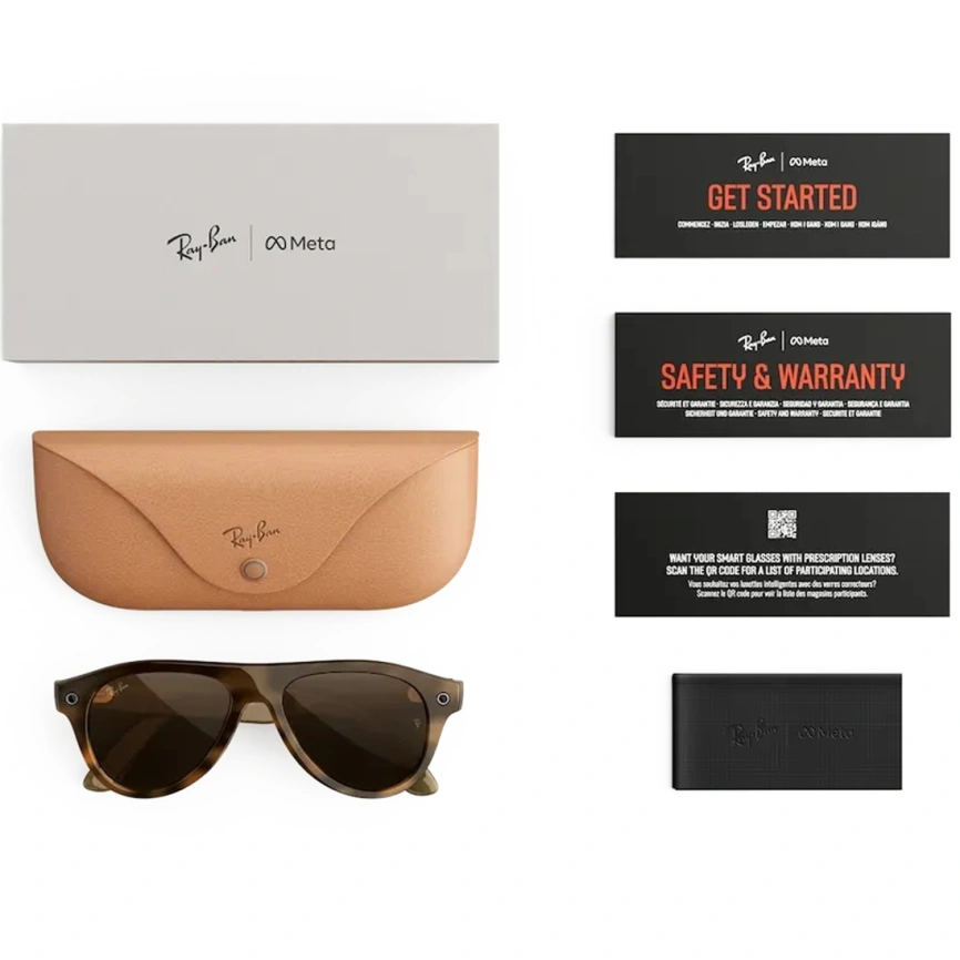 Умные очки Ray-Ban Aviator (Gen 3) Havana Standard Transitions Brown фото 7