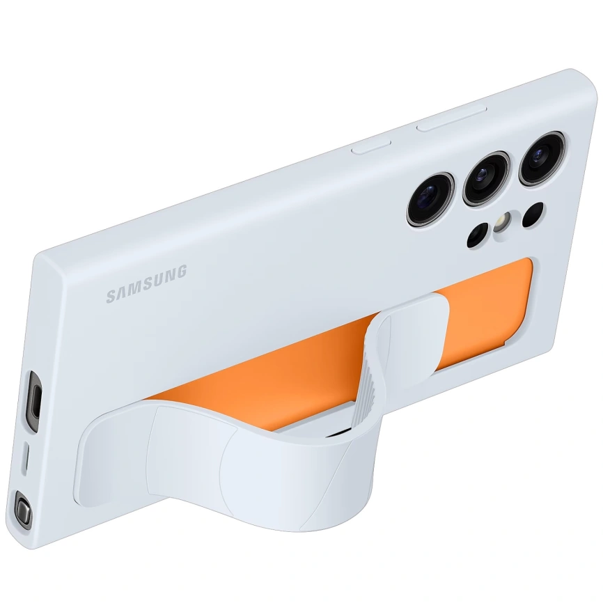 Чехол Samsung Standing Grip Case для S24 Ultra Light Blue фото 3
