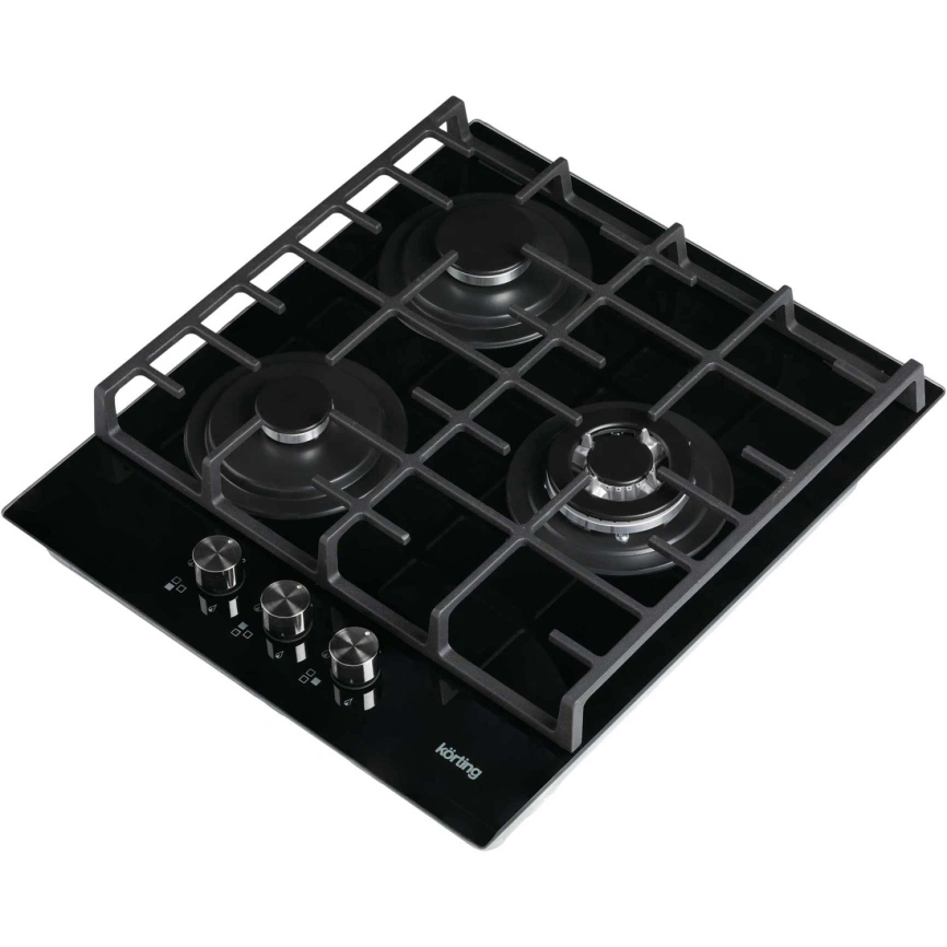 Газовая варочная панель Korting HGG 4825 CTN Black фото 3