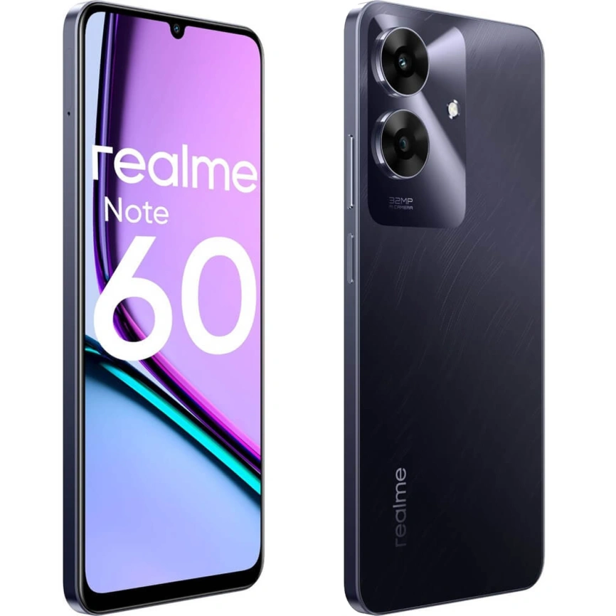 Смартфон Realme Note 60 6/128Gb Marble Black фото 7