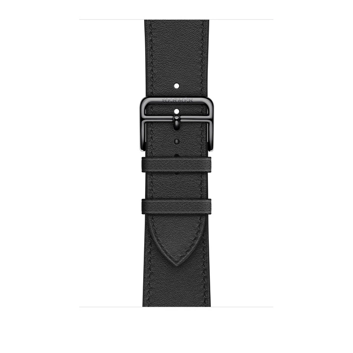 Смарт-часы Apple Watch Hermes Series 7 GPS + Cellular 45mm Silver Stainless Steel Case with Single Tour Noir фото 3