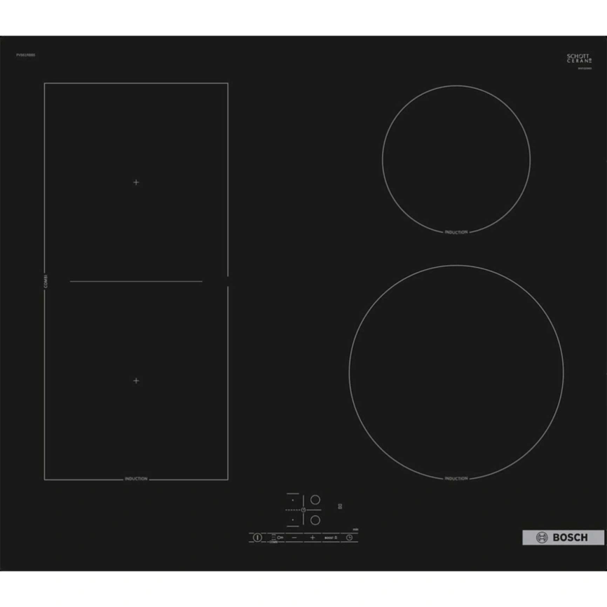 Индукционная варочная панель Bosch Serie 4 PVS61RBB5E Black фото 1