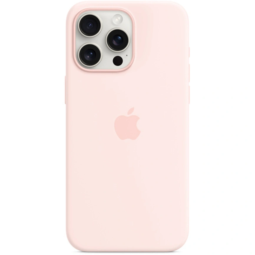 Силиконовый чехол Apple MagSafe для iPhone 15 Pro Light Pink фото 1