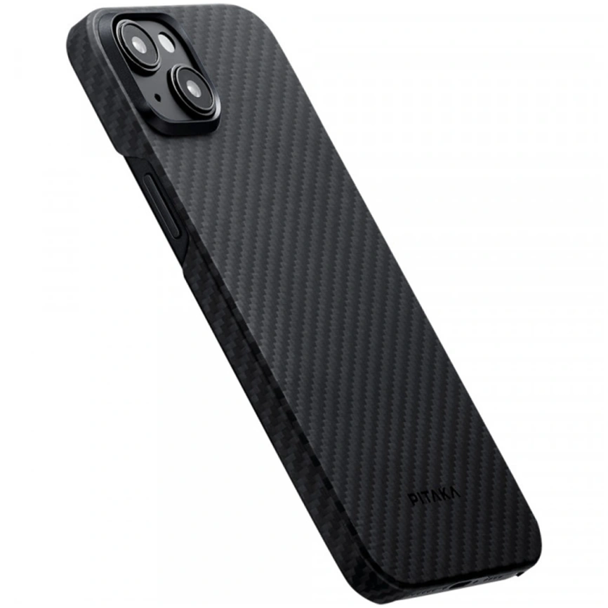 Чехол Pitaka MagEZ Case 4 для iPhone 15 Plus Black/Grey фото 5