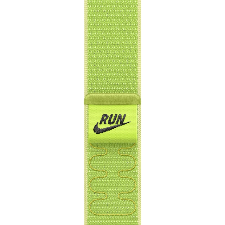 Смарт-часы Apple Watch SE (2025) 44mm Starlight Aluminum Case with Volt Splash Nike Sport Loop фото 2