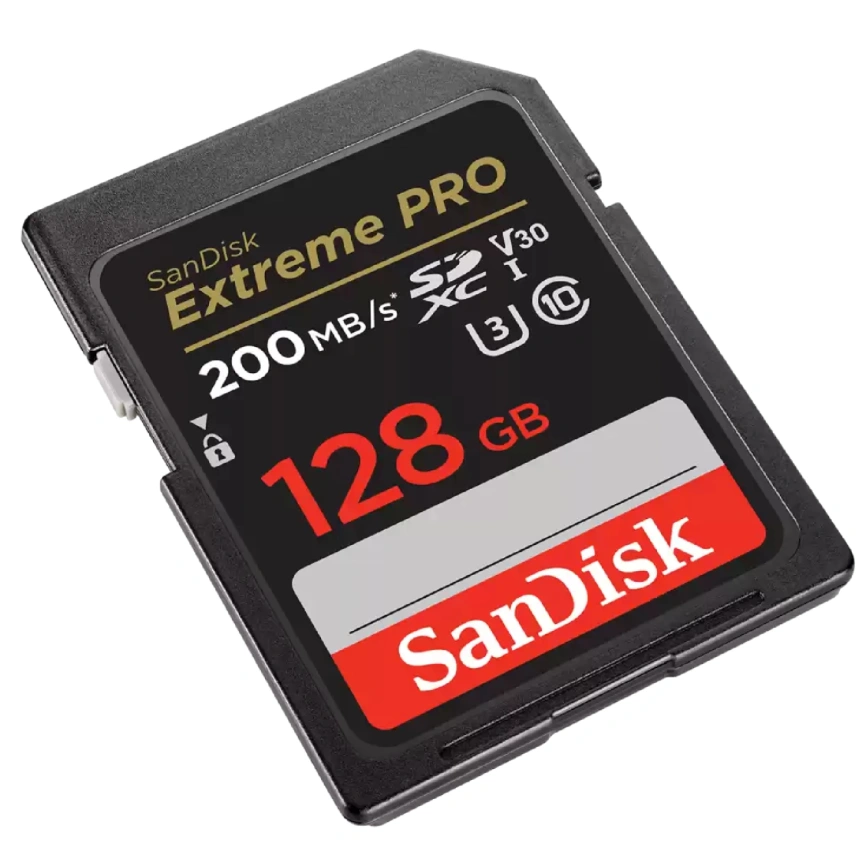 Карта памяти Sandisk Extreme Pro 128GB SDXC Class 10/V30/U3 SDSDXXD-128G-GN4IN фото 2