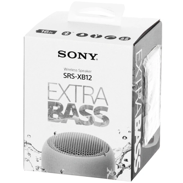Беспроводная акустика Sony SRS-XB12 Gray фото 6