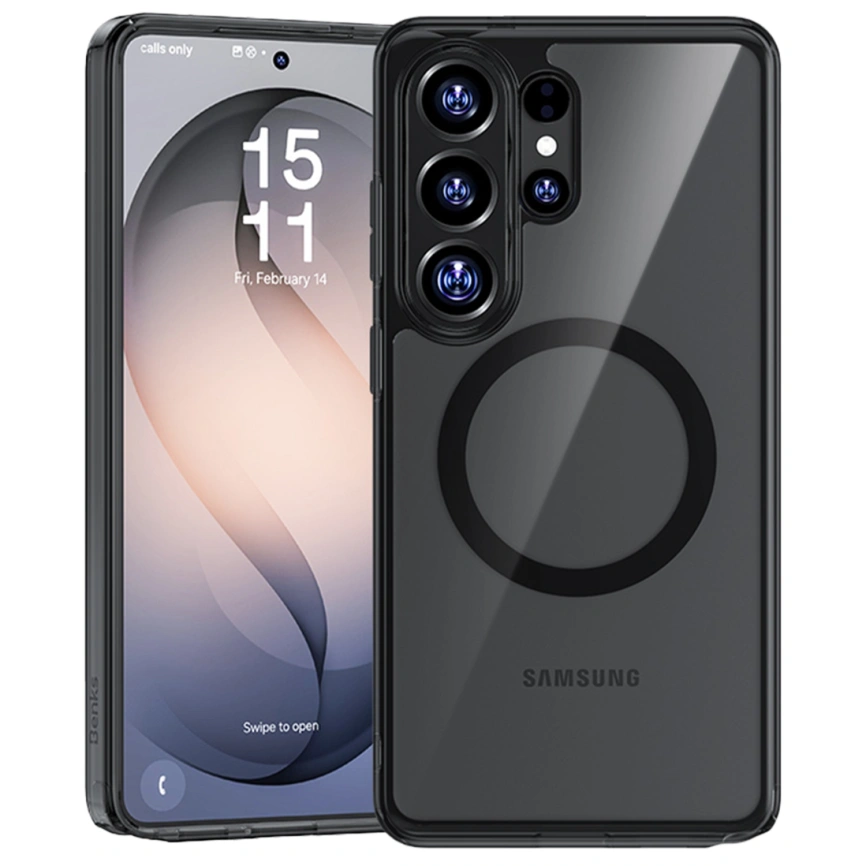 Чехол Benks Lucid Armor Magnetic Case для Samsung Galaxy S26 Ultra Black фото 1