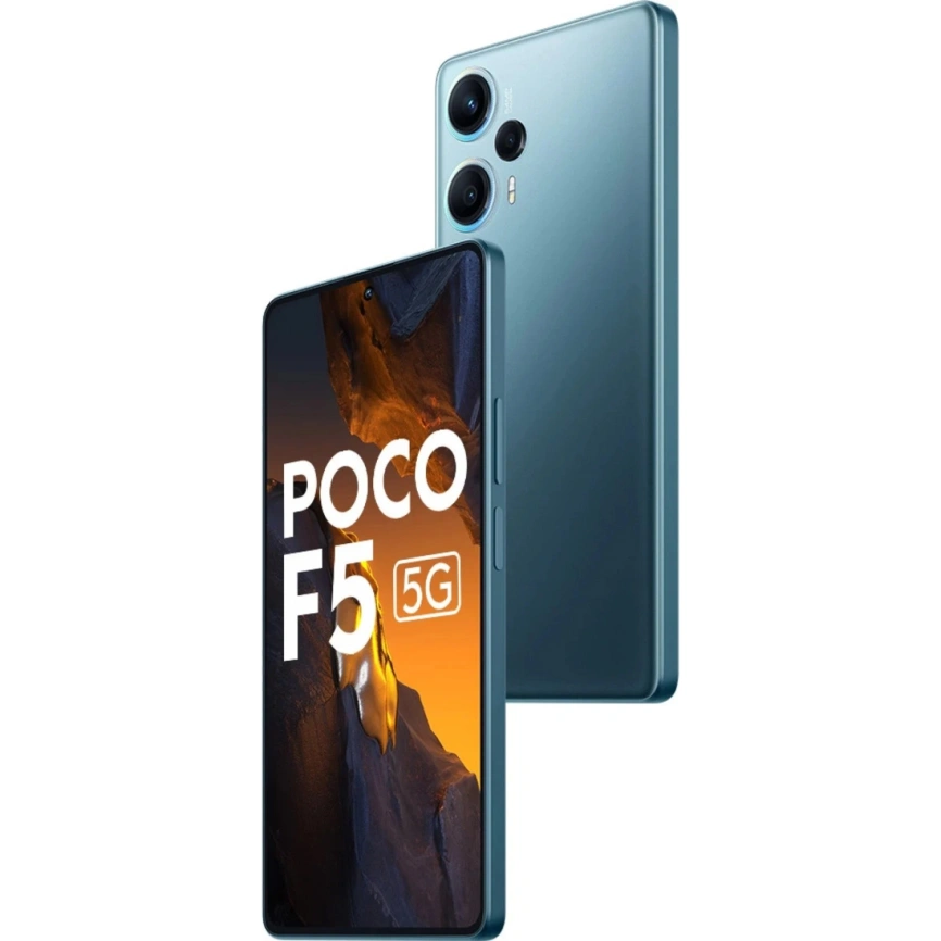 Смартфон XiaoMi Poco F5 5G 8/256Gb Blue EAC фото 4