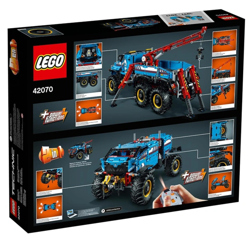 Конструктор LEGO Technic 6x6 All Terrain Tow Truck 42070 фото 5