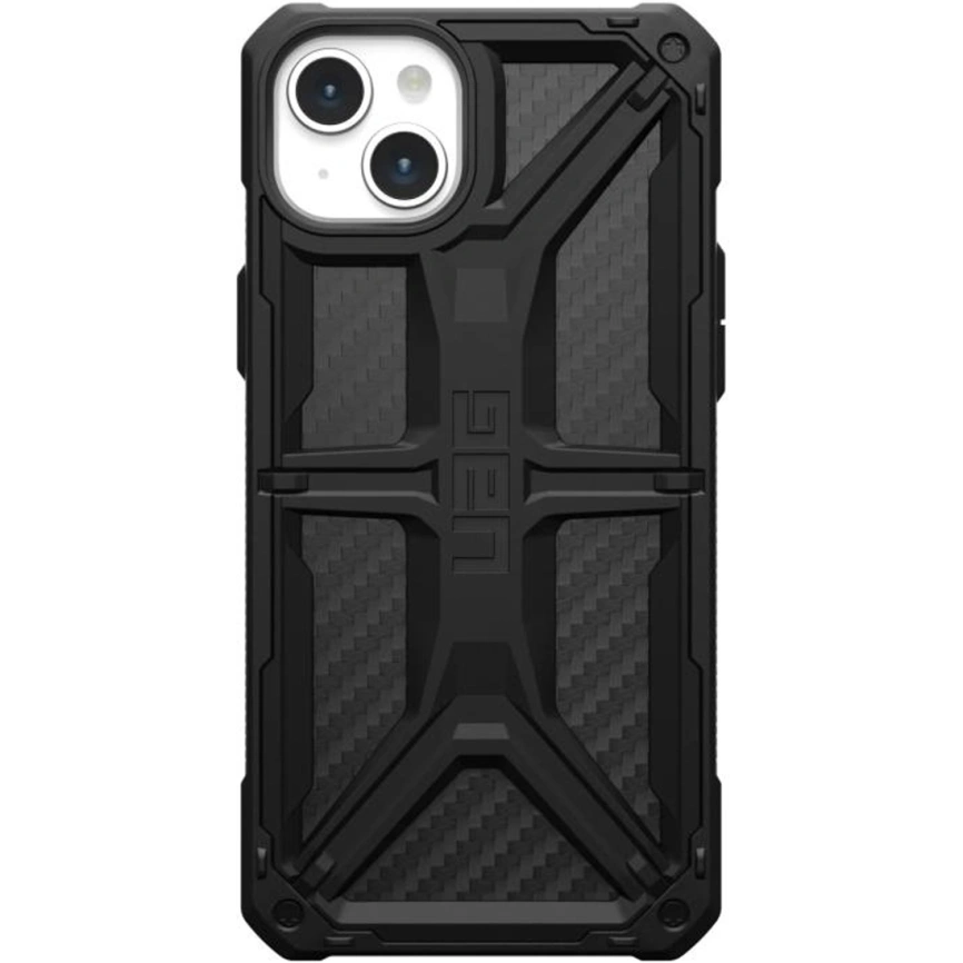 Чехол UAG Monarch для iPhone 15 Plus Carbon Fiber (114309114242) фото 1