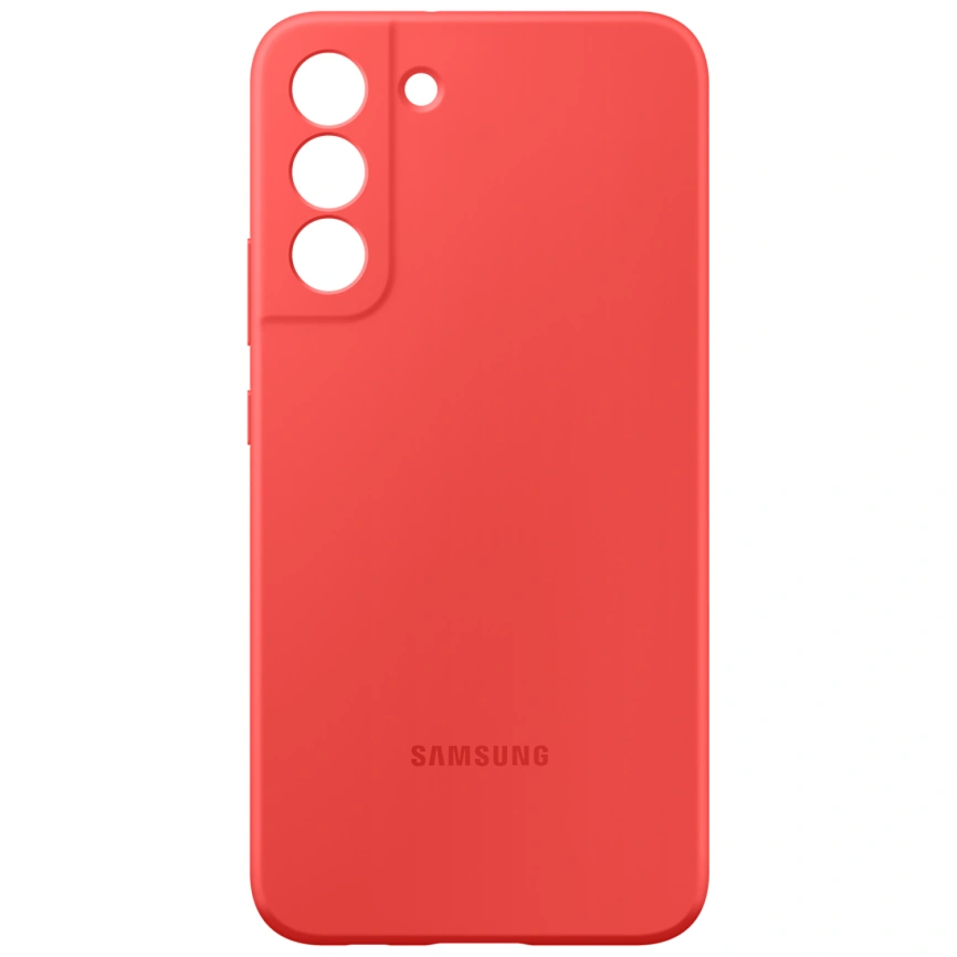 Чехол Samsung Silicone Cover для Galaxy S22 Plus (EF-PS906TPEGRU) Bright Red фото 1