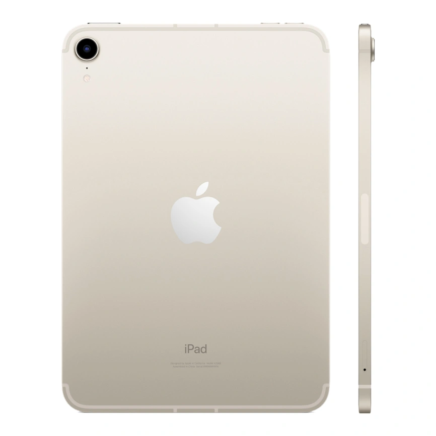 Планшет Apple iPad Mini (2021) Wi-Fi + Cellular 64Gb Starlight (MK8C3R) фото 3