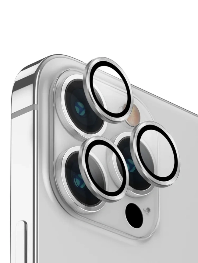 Защита объектива камеры Uniq Optix iPhone 14 Pro Max Silver фото 1