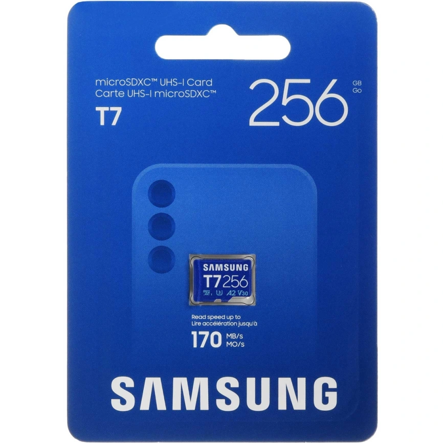 Карта памяти Samsung Micro SecureDigital 256Gb SDXC Samsung T7 class10 UHS-I U3 (MB-MB256T) фото 4