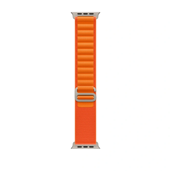 Смарт-часы Apple Watch Ultra GPS + Cellular 49mm Titanium Case with Orange Alpine Loop S фото 3