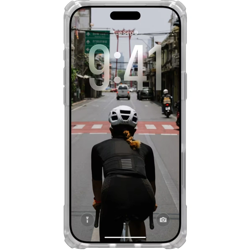 Чехол UAG MagSafe Plasma XTE Case для iPhone 17 Pro Max Clear/Titanium (114528114G36) фото 3