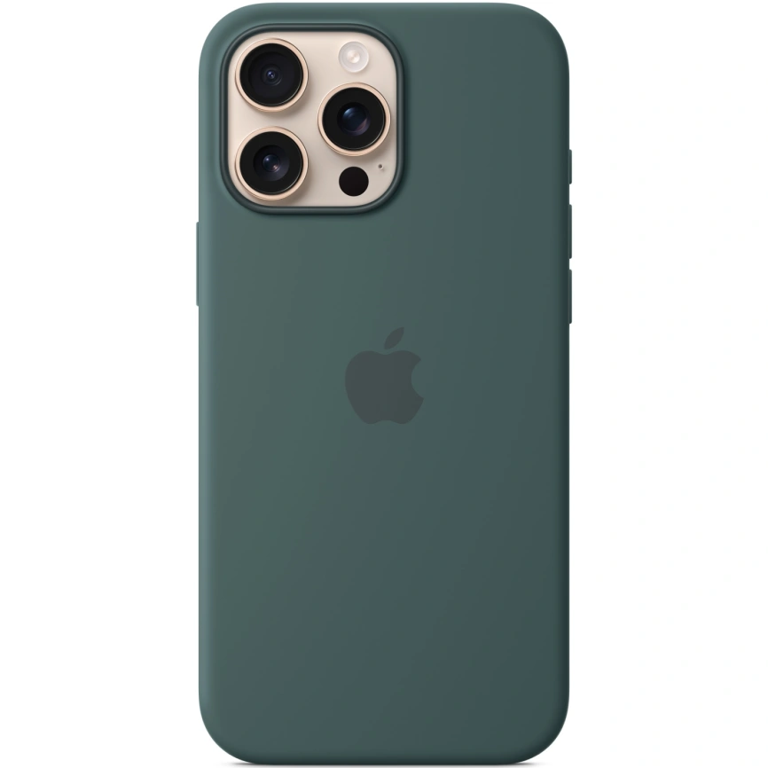 Чехол Apple Silicone Case with MagSafe для iPhone 16 Pro Max Lake Green фото 4