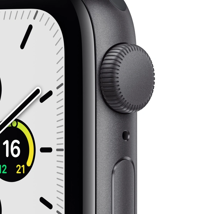 Смарт-часы Apple Watch Series SE GPS 40mm Space Gray/Midnight (Серый космос/Черный) Sport Band (MKQ13RU/A) фото 2