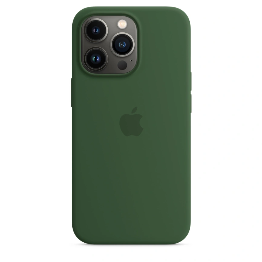 Силиконовый чехол Apple MagSafe для iPhone 13 Pro Green Clover фото 2