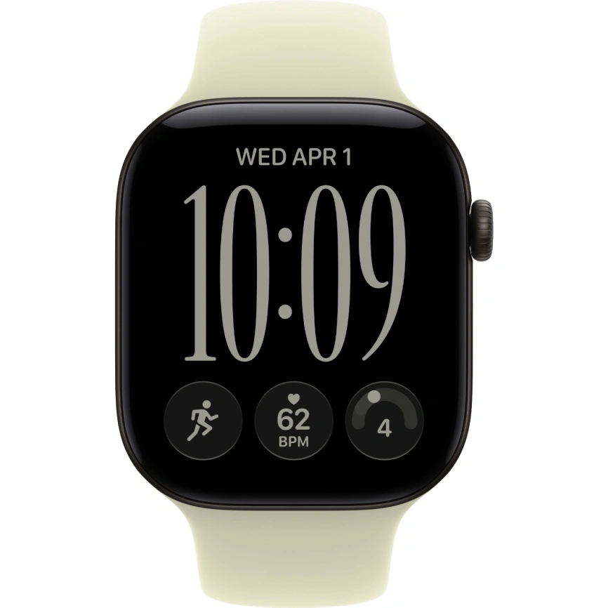 Смарт-часы Apple Watch Series 12 42mm Black Aluminum Case with Pale Succulent Sport Band S/M фото 3