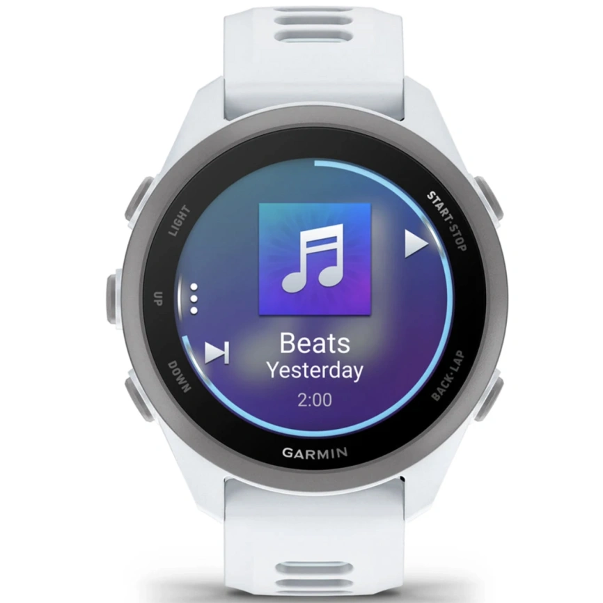 Смарт-часы Garmin Forerunner 170 Music (010-03920-11) Whitestone/Cloud фото 5