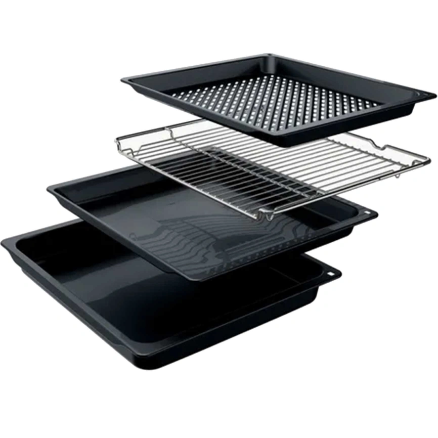 Электрический духовой шкаф Bosch Serie 4 HUA736EA0T Black/Matte фото 3