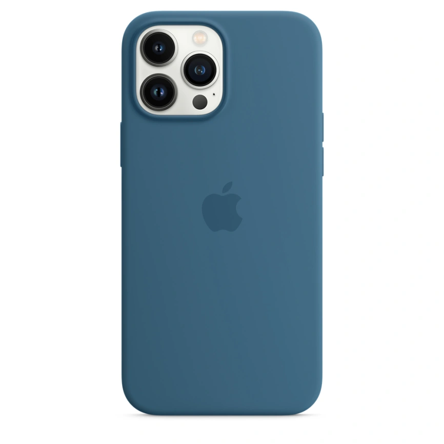 Силиконовый чехол Apple MagSafe для iPhone 13 Pro Max Полярная лазурь фото 3
