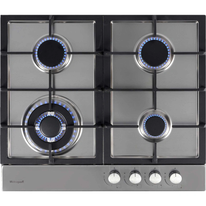 Газовая варочная панель Weissgauff HGG 641 XH Stainless Steel фото 1