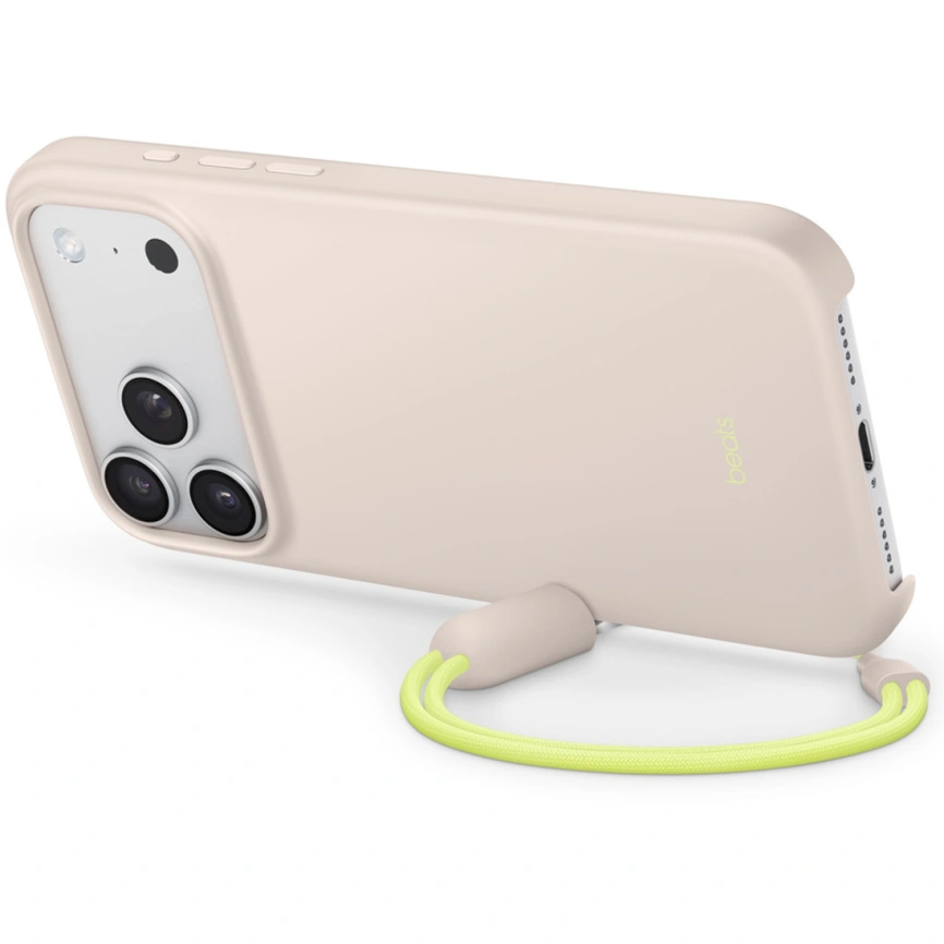 Чехол Beats Kickstand Case with MagSafe and Camera Control для iPhone 17 Pro Max Lime Stone фото 1