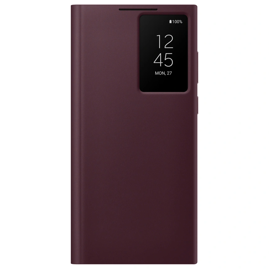 Чехол Samsung Smart Clear View Cover для Galaxy S22 Ultra (EF-ZS908CEEGRU) Burgundy фото 1