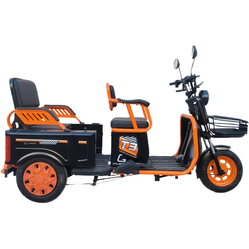 Электротрицикл Kugoo T3 Black фото 4