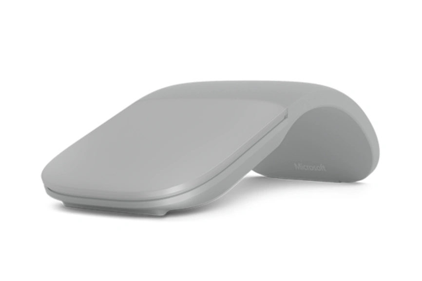 Мышь Microsoft Arc Mouse Light Gray фото 1