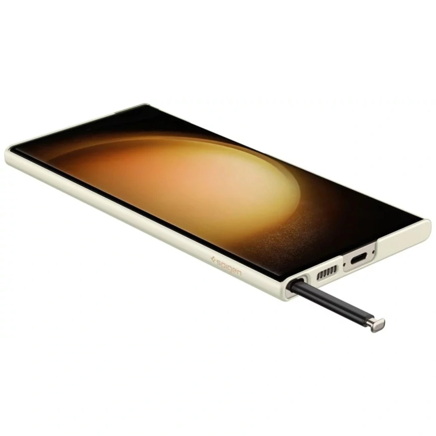Чехол Spigen AirSkin для Galaxy S23 Ultra (ACS06092) Shiny Cream фото 7